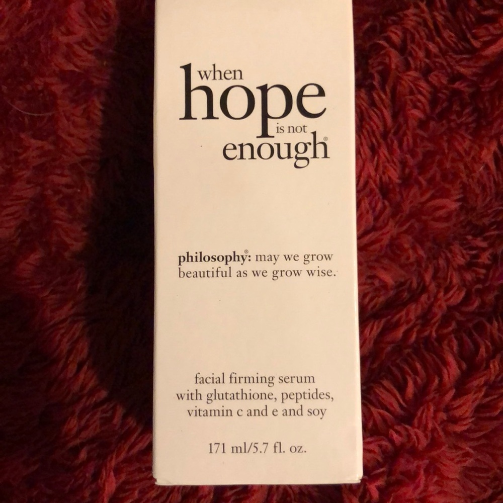 Philosophy facial firming serum